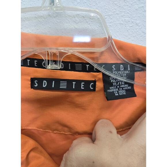 Vintage Pullover Wind Breaker loose fit 1/4 zip SDI TEC 1925 Inkamwood Golf XL - Picture 6 of 7